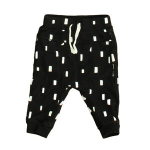 Miles Boys Black | White Casual Pants size: 6 Months